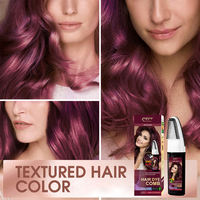 Shampoo colorant capillaire noir sans ammoniaque de haute qualité, le peigne magique noir pour la coloration des cheveux à domicile