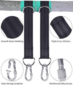 Hochwertige Hängematten-Hardware Baumwoll-Hängematten sensorisches Zubehör Autismus-Schaukel-Hängematten bett Besondere <span class=keywords><strong>Bed</strong></span>ürfnisse - Product Image 5