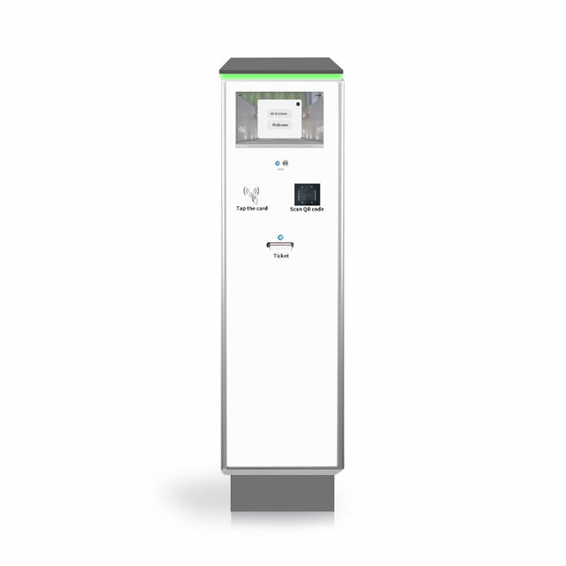 RealPark Tap-in and Tap-out Access Control System With Barcode Ticket Card Machine for Comprehensive Parking Lot Solutions
