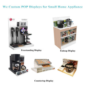 จอแสดงผลตั้งโต๊ะสำหรับจุดขาย (POS) แบบถาวร ทำจากไม้ สำหรับเครื่องครัวแบบหม้ออัดแรงดัน DSP Custom พร้อมจอ LCD แสดงวิดีโอ - Product Image 4