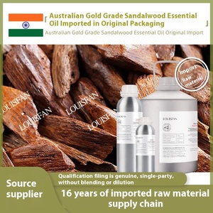 Destilación orgánica Aromaterapia pura de alta calidad Cuidado DE LA PIEL Materia prima única Venta al por mayor Aceite esencial de sándalo australiano - Product Image 2