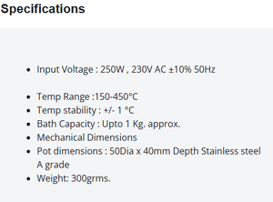 หม้อบัดกรีดิจิตอลความแม่นยำสูงพร้อมการควบคุมอุณหภูมิที่เสถียรห้องทำความร้อนทนทานและประสิทธิภาพที่เชื่อถือได้ - Product Image 4