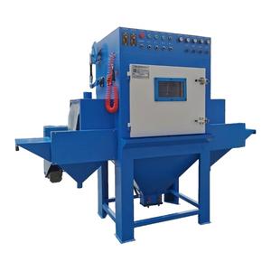 Machine <span class=keywords><strong>de</strong></span> sablage à convoyeur fermé avec moteur <span class=keywords><strong>de</strong></span> sablage automatique, haute productivité, marque ETRUST, pour pièces <span class=keywords><strong>de</strong></span> précision - Product Image 1