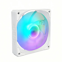 Ventilador ARGB Blanco de 120 mm a Precio de Mayoreo, Ventilador de 4 Pines PWM para Caja de PC, Enfriador para Juegos