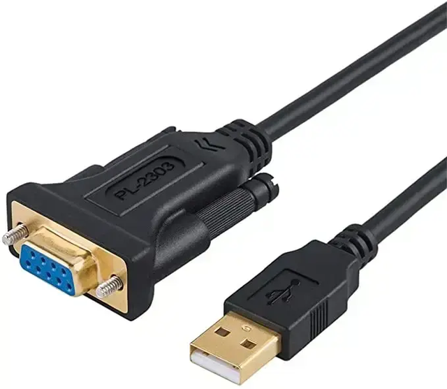 USB RS232 Serial Cable Barcode Scanner Braid Shielding TPE Jacket Nylon 8m Pre-Stage Sound Effect Debugging Data Cable