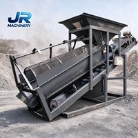 Crible rotatif à tambour pour sable, machine de criblage humide/sec pour le calibrage du sable de construction, fourni directement par l'usine