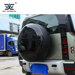 Venta de fábrica <span class=keywords><strong>4x4</strong></span> Santorini negro neumático de <span class=keywords><strong>repuesto</strong></span> cubierta de <span class=keywords><strong>rueda</strong></span> apto para Defender 2020 cubierta de <span class=keywords><strong>rueda</strong></span> de <span class=keywords><strong>repuesto</strong></span> - Product Image 3