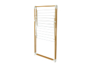 Séchoir à linge pliable avec étagères de rangement, chariot à linge sur roulettes pour chambre, balcon, organisation de placard, usage domestique polyvalent