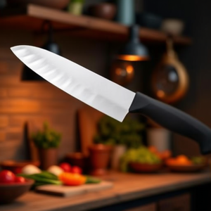 Coltello da cucina professionale da 8 pollici in acciaio inossidabile per cucinare, affettare e tagliare - Product Image 3