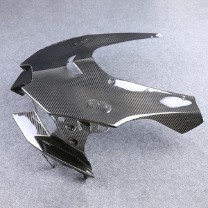 Carénage avant 100 % fibre de carbone sèche 3K pour Kawasaki ZX-10R 2021-2025 – Carénage supérieur de phare de moto - Product Image 1