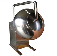 Machine de panoramique au chocolat/machine de revêtement en acier inoxydable pour cacahuète/machine de revêtement automatique de sucre d'amande