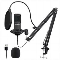 Microphone USB filaire de haute qualité, neuf, avec microphone à condensateur de haute qualité