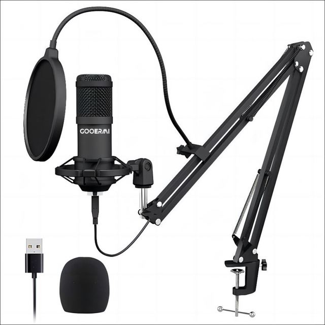 Brand New High Quality Wired Usb Microphone With High Quality Condenser Microphone