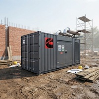 Générateur diesel électrique monophasé 250 kW 50/60 Hz super silencieux à faible bruit certifié EPA CE UKCA pour Cummins Weichai Yuchai avec ATS