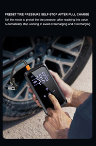 2025 <span class=keywords><strong>Prix</strong></span> de gros 3000a Peak Car Jump Starter avec 8000mah Car Booster Jump Starter avec compresseur d'air - Product Image 2
