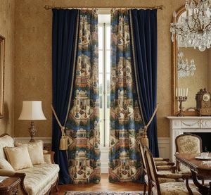 Classic Royal Palace Complex <b>Window</b> Curtains Dense Floral Panel 70% Light Blocking Premium Printed Drapes for Bedroom - Product Image 3