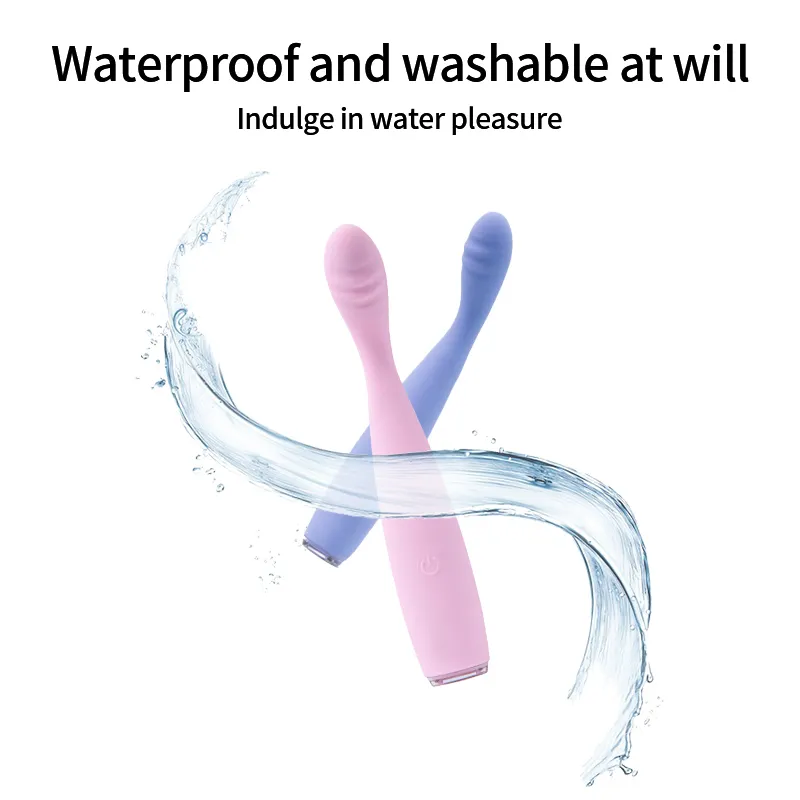 HMJ 2024 Potente consolador estimulador de clítoris a prueba de agua con 5 modos de vibración y juguete sexual flexible para mujeres Vibrador de punto G