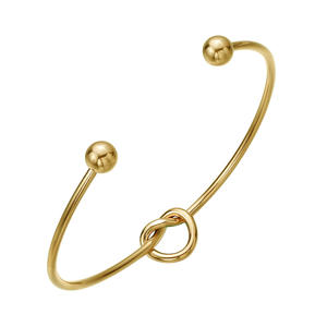 Braccialetto del braccialetto del nodo di amore di fascino del cuore dell'acciaio inossidabile 316L all'ingrosso della fabbrica - Product Image 4