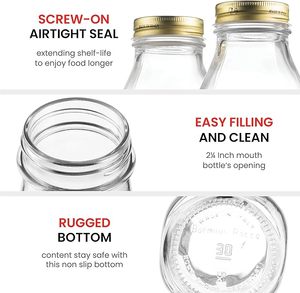 <span class=keywords><strong>Bormioli</strong></span> <span class=keywords><strong>Rocco</strong></span> Quattro Stagioni botella de leche de vidrio moderna tarros de miel al por mayor en Stock para fiesta de cocina y almacenamiento de alimentos sellado - Product Image 4