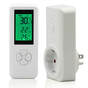 Remote Control Temperature Controller Plug-in Thermostat Outlet Cooling Mode