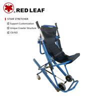 Chaise d'évacuation manuelle en alliage d'aluminium YDC-5P pour hôpital, brancard d'escalier certifié CE, garantie de 2 ans