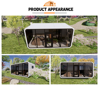 Cabane Apple, villa préfabriquée en acier de luxe, imperméable, moderne, maison préfabriquée, mini-maison, hôtel, maisons mobiles