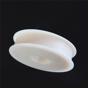 Nylon <b>Wheels</b> 20mm Bore Diameter Machined <b>Plastic</b> Pulley For Industrial Use - Product Image 2