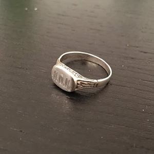 Hoge Kwaliteit Mode S925 Vrouwen Sieraden Vinger Ringen Laser Gegraveerd Vogel Sterling Zilveren Zegelring - Product Image 4