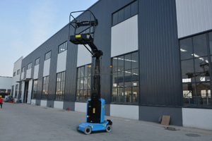 Minielevador Eléctrico Autopropulsado YILU con certificación CE, mástil telescópico Cherrypicker para tareas de fábrica y almacén - Product Image 3