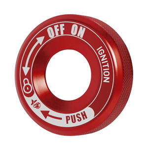 Cache-interrupteur d'allumage en aluminium anodisé rouge pour Can-Am Canyon Redrock/XT 2025-2026 |   Capuchon de protection pour bouton de démarrage/arrêt - Product Image 1