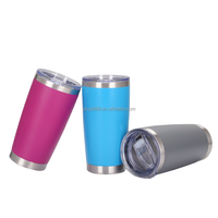 Logo personnalisé 20oz 30oz gobelet de voyage en acier inoxydable isolé sous vide à double paroi bouteille d'eau de sport pour la salle de sport et le camping pour