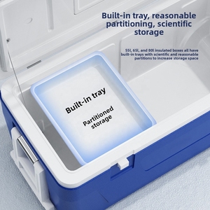 Glacière isotherme en plastique pour pêche en mer, capacité 80L, pour le stockage de poissons vivants, avec roues, réfrigérée, pour extérieur, <span class=keywords><strong>camping</strong></span> - Product Image 3