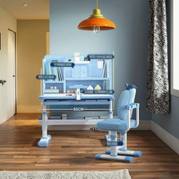 Table d'étude en bois pour enfants avec étagère pour enfants lisant dans la chambre à coucher salon bureau à domicile ou appartement utilisation polyvalente