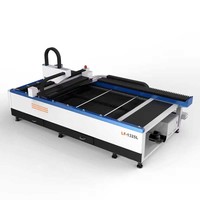 Machine de découpe laser à fibre métallique de haute qualité LF1325L, type portique CNC, moteur servo Yaskawa, commande Cypcut, rail de guidage Hiwin, Ai