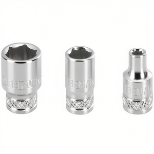 Clé à douille hexagonale Fervi, série normale, jeu de douilles métriques 6 mm, 8 mm, 10 mm - Product Image 2