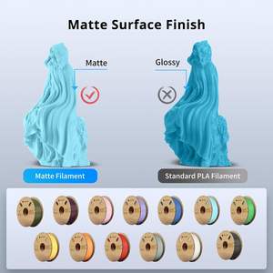 Filamento Anycubic Matte Pla de 1.75mm, 1kg, para impresión 3D, color azul hielo - Product Image 2