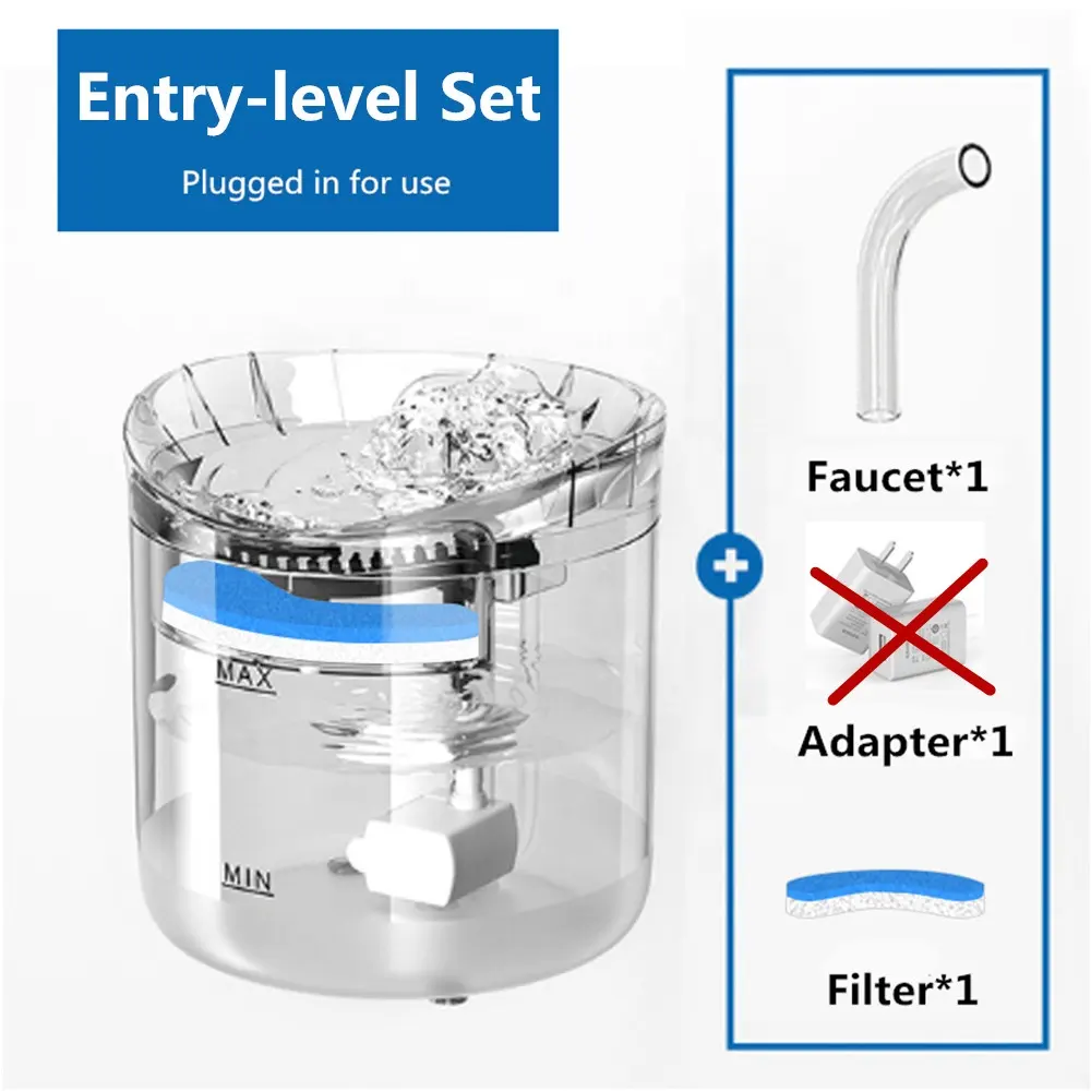 1.8L автоматический фонтан для домашних животных, дозатор питьевой воды для собак, электрический умный питомец для кошек