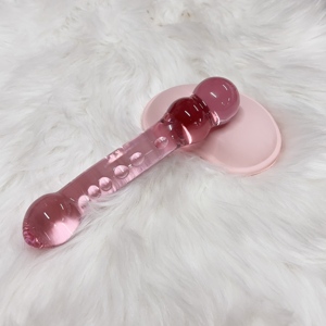 2024 Hete Verkoop Seksspeeltjes Voor Vrouwen Anale Kralen Glas Anale Butt Plug Dubbelzijdig Kristalglas <span class=keywords><strong>Dildo</strong></span> - Product Image 3
