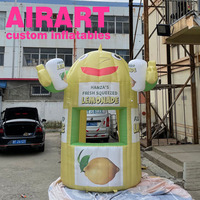 Stand gonflable de citron, 10 l, support Portable, boutique de jus de citron