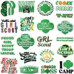 <span class=keywords><strong>Patch</strong></span> Ricamata per Girl Scout, Etichetta Ricamata Computerizzata per Decorazione di Vestiti e Borse, Distintivo per Ragazze con Trasferimento Termico - Product Image 1