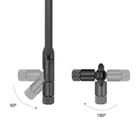 Antenne WiFi mobile 5G LTE double SIM pour agents de fabrication, 32 utilisateurs, sans fil 5G, omnidirectionnelle, gain 4.6, industrielle