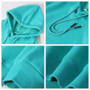 Sudaderas con Capucha Gruesas de Otoño e Invierno, Personalizadas con Estampado, Felpa y Color Sólido, Marca de Moda Masculina Personalizada - Product Image 3