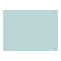 Tableau d'écriture magnétique Transparent sans cadre, panneau mural en verre trempé, pour notification de bureau d'hôpital, 1 pièce