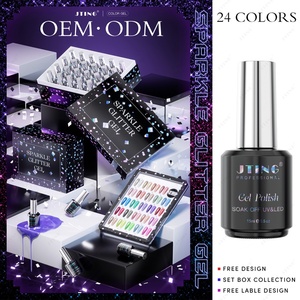 JTING – Collection de vernis gel platine ultra-brillants 24 couleurs, très prisée, végane et sans HEMA, avec paillettes, en coffret - Product Image 5