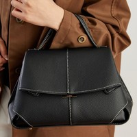 Sac fourre-tout de luxe rétro au design simple pour femme, sac à main portable en polyester, sac à bandoulière messager
