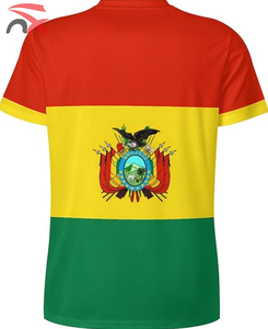 Áo thun bán buôn <span class=keywords><strong>in</strong></span> hình toàn thân chất liệu jersey polyester tay ngắn <span class=keywords><strong>in</strong></span> hình quốc kỳ <span class=keywords><strong>Bolivia</strong></span> - Product Image 3
