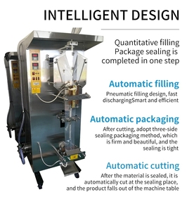 Hoàn toàn tự động túi nhựa uống tinh khiết gói nước làm đầy & máy đóng gói - Product Image 6