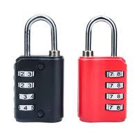 XMM-8802 Cadenas à combinaison réinitialisable à 4 chiffres en alliage de zinc, antivol, pour bagages, sacs à dos et armoires