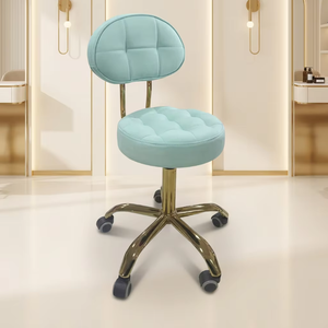Juego de Muebles de Salón de Lujo en Cian Menta y Dorado 2026, Solución Integral de Suministro para Salones de Belleza, Spa, Barbería y Uñas Modernos - Product Image 6