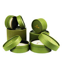 Emballage recyclable personnalisé de cylindre de carton de bijoux pour des boucles d'oreilles bracelet collier bague boîte ronde de bijou boîte ronde de papier